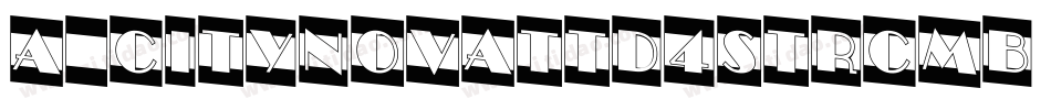 a_CityNovaTtD4StrCmb (COPY 1)字体转换